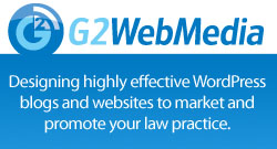 G&sup2;WebMedia - Designing highly effective WordPress blogs and websites to market and promote your law practice.